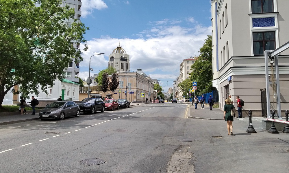 Вид Поварской улицы